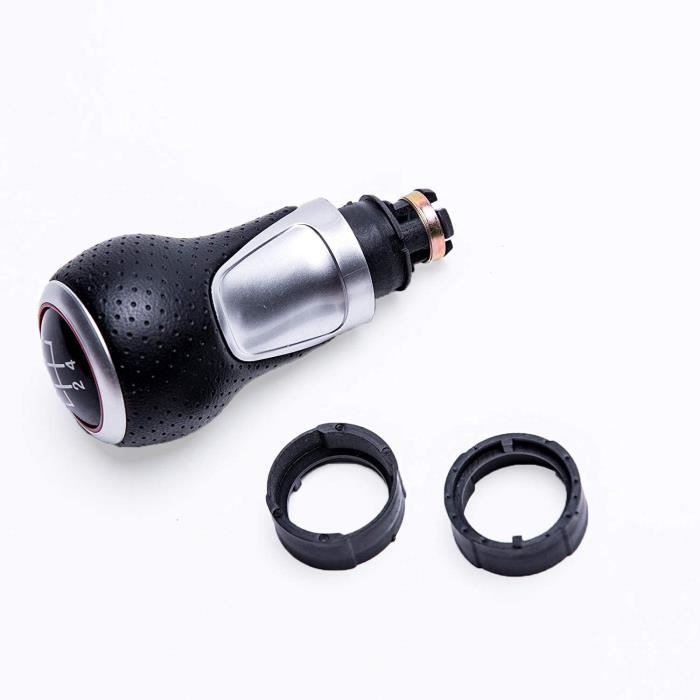 Mercedes Classe A Pommeau Levier Vitesses 6 Rapports Pour Mercedes Classe C W204/S204/W203/S203 - Noir & Argent Accessoire Mercedes