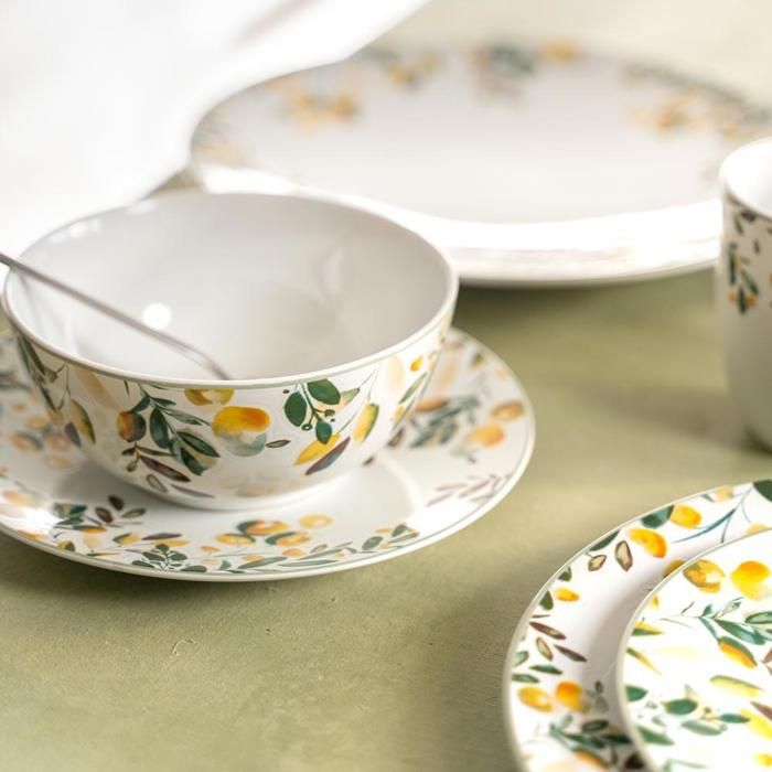 Assiettes à Dessert Dune 21 Cm - Lot De 6, Design Martelé, Va Au Lave-vaisselle Et Micro-ondes (Table Passion)