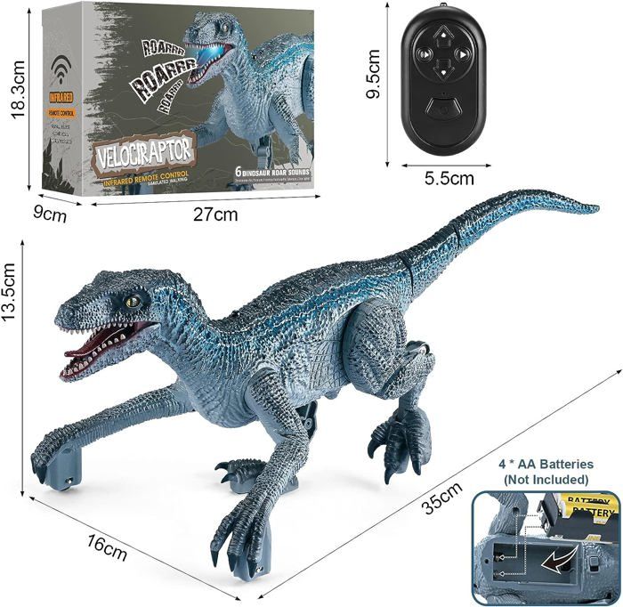 Hojalis Dinosaure Télécommandé, Dinosaure Telecommandé Enfant, Dinosaure  Jouet, Télécommande Dinosaure Electric, avec Télécommande, Rugissement,  pour Enfants Garçons Filles (Vélociraptor) : : Jeux et Jouets