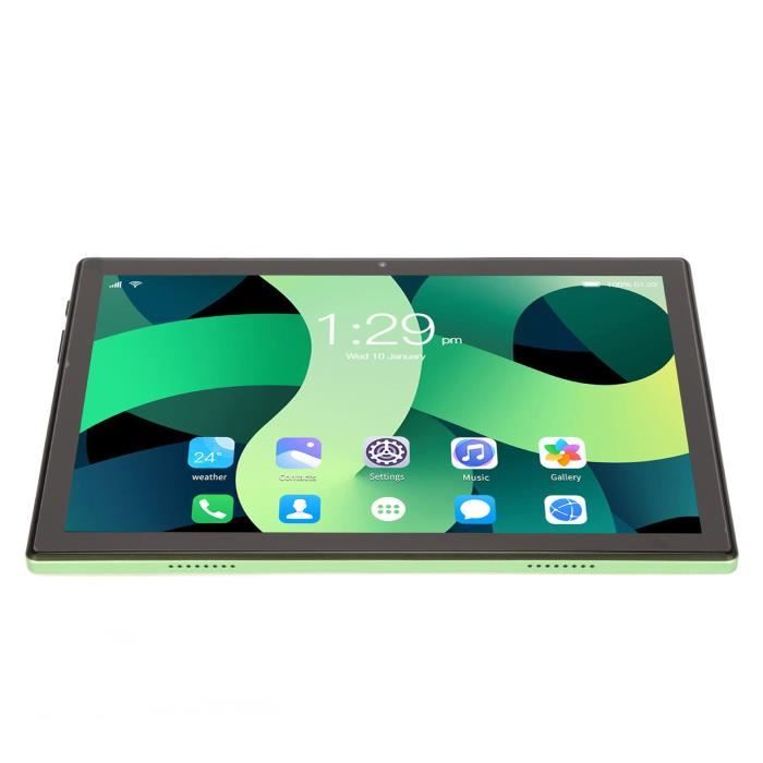 Tablette 10 Pouces Verte Android 4G Garantie 2 Ans