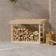 ABRI DE JARDIN - CHALET - Support pour bois de chauffage 108x64,5x78 cm Bois de pin - DIO7380739442153-0