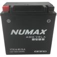 Batterie moto Numax Premium Numax Scellé AGM YTX16-BS SLA 12V 14Ah 249A-0