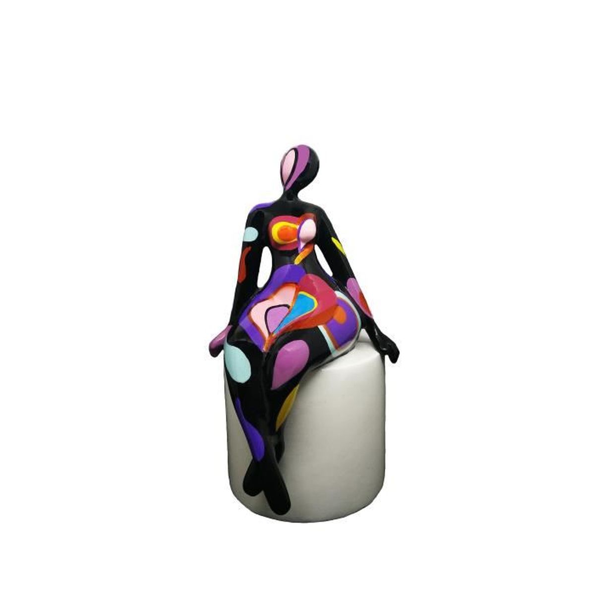 Statue De Femme Assise Style Nanas Niki De Saint Phalle Pour