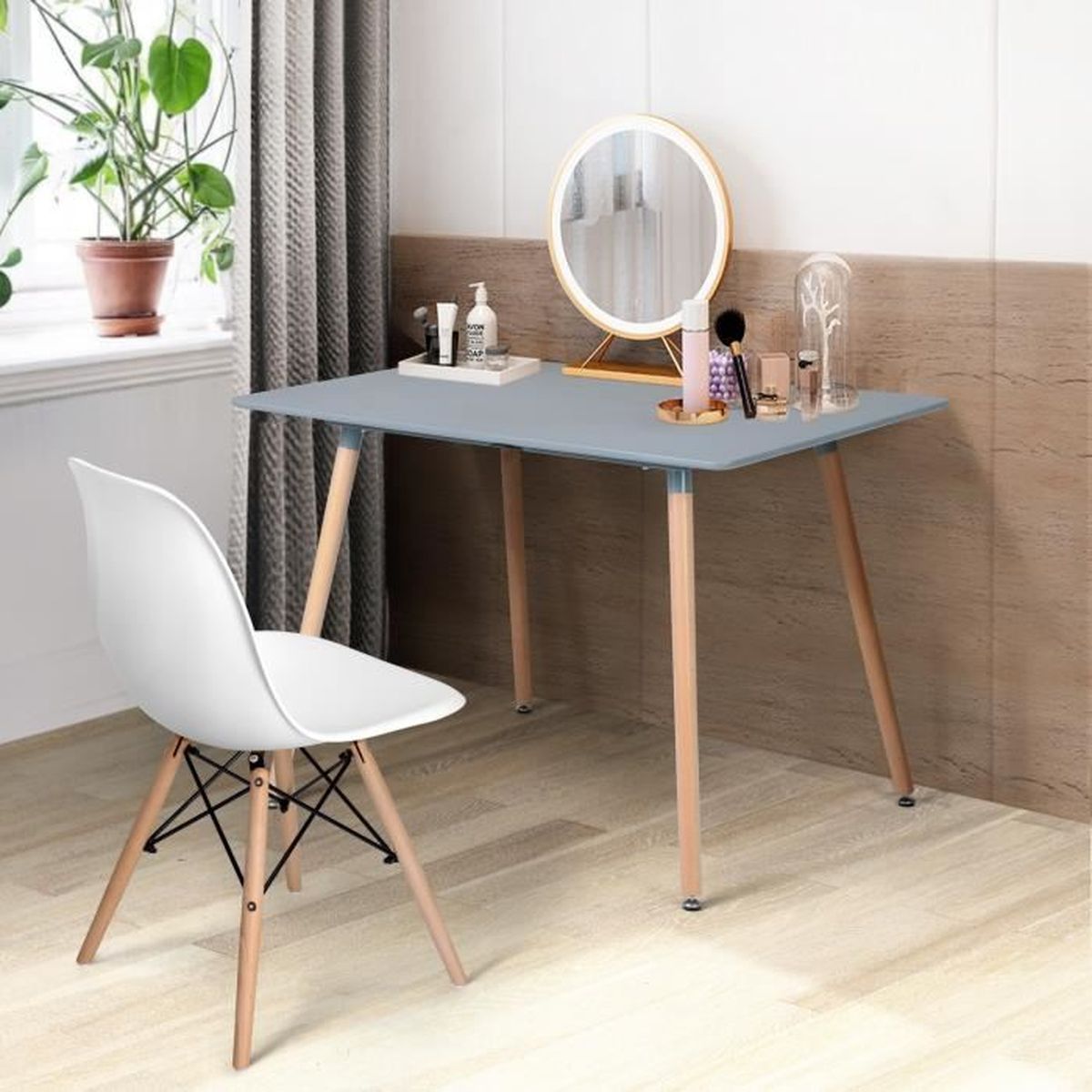 Table De Cuisine Gris