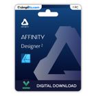 SERIF Affinity Designer 2025 (Windows) - Activation Perpétuelle - À télécharger - 1 PC - Non compatible Mac