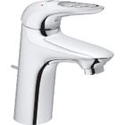 GROHE Mitigeur lavabo monocommande Eurostyle 23374003 - Bec fixe - Limiteur de température - Economie d'eau - Chrome - Taille S