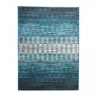 JADOREL Tapis moderne - 140x200 cm - GEOFLOU Bleu - Polypropylène - UN AMOUR DE TAPIS
