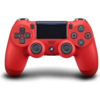 Manette PS4 DualShock 4.0 V2 Rouge/Magma Red - Pla