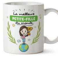 Mug - Tasse Petite-Fille -Famille Monde -Idées Cadeaux Drôles -Tasses de Café - Thé