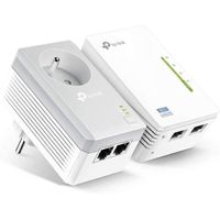 TP-Link CPL WiFi 300 Mbps CPL 600 Mbps avec Ports Ethernet et prise intgre Kit de 2 - tendez votre connexion Internet