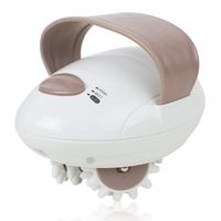 Appareil de Massage Anti-cellulite 3D Mini Corps complet Rouleau Masseur Electrique Portable Prise UK Blanc 