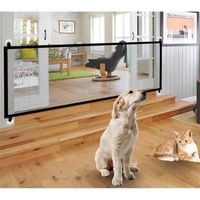 JOIEYOU Barrière de sécurité pour escalier sans perçage, 75-85 cm, barrière de porte pour enfants et animaux de compagnie, ouverture à une main, noir JOIEYOU Barrière de sécurité pour escalier sans perçage, 75-85 cm, barrière de porte pour enfants et animaux de compagnie, ouverture à une main, noir