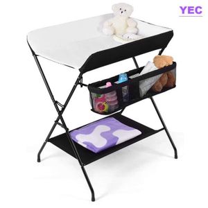 TABLE À LANGER Table à langer pliable YEC pour bébé - Noir - Enfant - YEC - Pliable - Portable - Table d'allaitement
