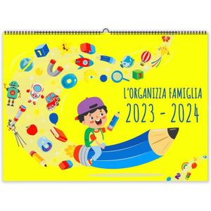 Organiseur familial Mémoniak 2024, calendrier organisation familial mensuel  (sept. 2023- déc. 2024) - Cdiscount