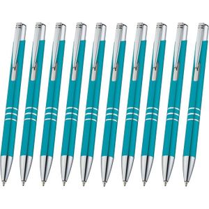 Cobee Bling Metal Lot de 6 stylos à bille rétractables à encre