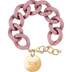 BRACELET - GOURMETTE Ice - Jewellery - Chain Bracelet - Bracelet Mailles Xl De Couleur Pour Femmes Fermé D’Une Médaille Dorée[n1605]