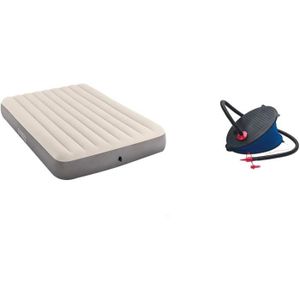 LIT GONFLABLE - AIRBED Matelas à air Deluxe High Airbed 152x203x25 cm.[Q3]