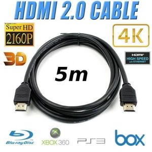 CÂBLE TV - VIDÉO - SON CABLE HDMI 2.0 5m 3D 4K UltraHD 2060p HY005669