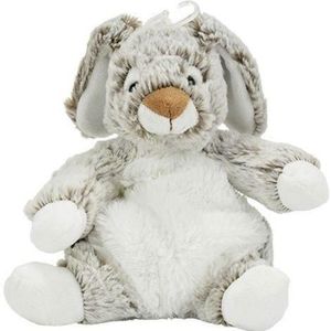 Doudou Doudou plat chien ours vert bleu NICOTOY 17 cm 