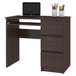 temahome bureau d angle chene naturel 94 x 94 corner cdiscount maison