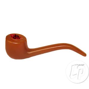 PIPE Pipe en plastique - Marque - 14cm - Orange - Mixte