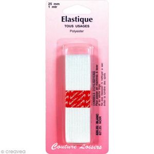 Rose. Simpleelove Bande élastique colorée pour couture 5 m de long et 25 mm de large