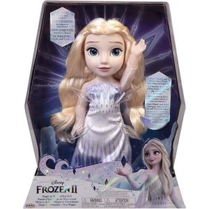 La Reine des Neiges - Poupée chantante Elsa 38 cm + micro - Parole