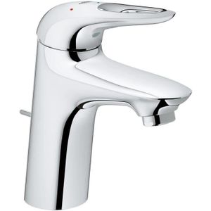 ROBINETTERIE SDB GROHE Mitigeur lavabo monocommande Eurostyle 23374003 - Bec fixe - Limiteur de température - Economie d'eau - Chrome - Taille S