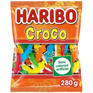 BONBONS CRÉMEUX LOT DE 3 - HARIBO - Bonbons Croco - paquet de 280 