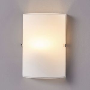 DEL Lampe murale matthea en Opal Verre Boule Blanc Chrome lampenwelt murale Éclairage de couloir e14