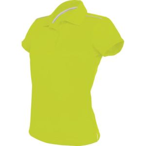 POLO Polo femme sport - PA481 - vert lime - manches cou