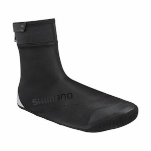 CHAUSSURES DE VÉLO Couvre-chaussures Shimano Soft Shell S1100X - Noir - Homme - 37/40 - Coupe-vent - Déperlant - Élastique