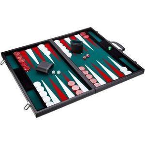 JEU SOCIÉTÉ - PLATEAU Backgammon Philos tournoi vert 54x32cm