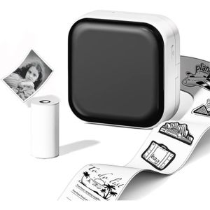 ConBlom Mini Imprimante Photo Portable, imprimante thermique instantanée  sans fil Bluetooth avec 10 rouleaux de papier thermique et un autocollant