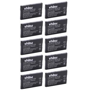 Batterie téléphone vhbw 10x Batteries compatible avec Bintec-Elmeg D1