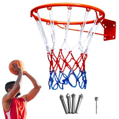 Panier de basket et support pour fixation murale - Ajustable - écoplas