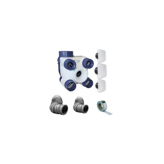 VMC Double Flux DF72 Hygro avec 7 bouches EOLIANCE 911951