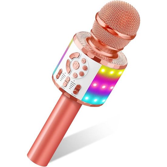 Wepai Micro Karaoke Micro sans Fil, 4-12 Ans Micro Enfant avec Un Son Wepai Micro Karaoke Micro sans Fil, 4-12 Ans Micro Enfant avec Un Son