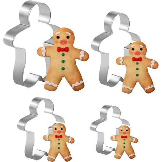 Epice De Noel Whaline Lot De 15 Décorations De Noël En Forme De Bonhommes En Pain D'épices, 6,1 X 7,6 Cm, à Suspendre Sur Le Sapin De Noël à L'Aide D'Une Ficelle