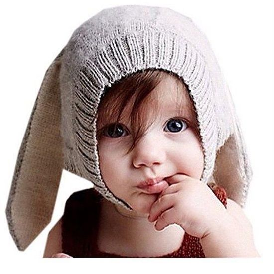 Cagoule Lapin En Coton Bebe Enfant Fille Garcon Hiver Crochet Photographie 6 Mois 12 Mois 18 Mois 2 Ans 3 Ans Gris Cdiscount Pret A Porter
