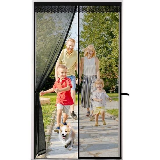 Moustiquaire Magnétique Pour Portes, Différentes Tailles, 110 X 210cm