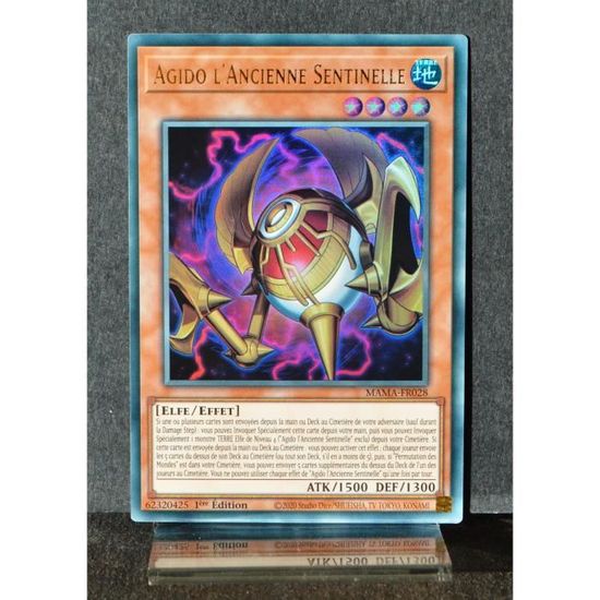Carte YU-GI-OH MAMA-FR028 Agido l'Ancienne Sentinelle NEUF FR ...