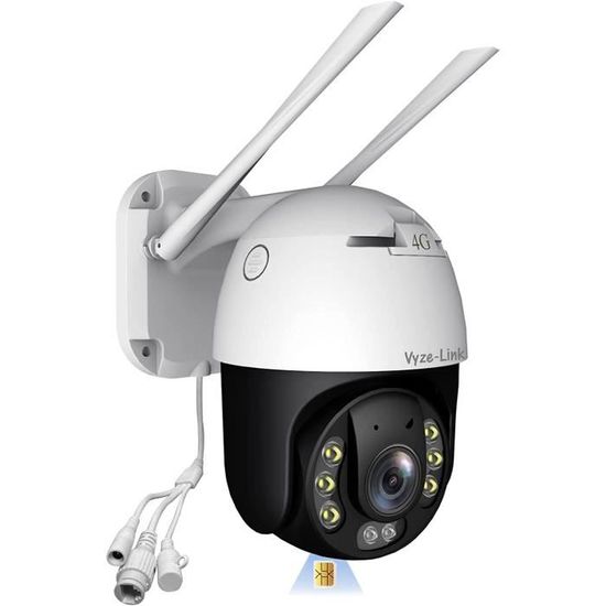 3G4G LTE Caméra Surveillance Extérieur sans avec Sim — free download