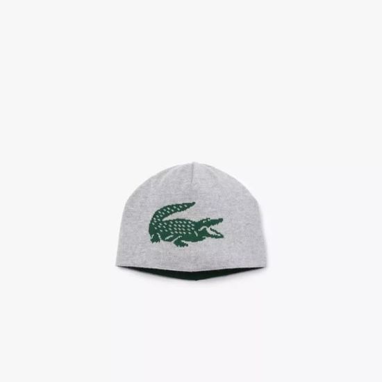 Bonnet Lacoste RB2186 Y9K gris chiné et vert. - Cdiscount Prêt-à