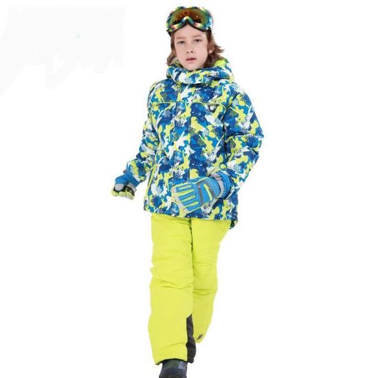 Combinaison De Ski Pour Fille - Hiver Chaud Et Coupe-vent - Matière Softshell - Pour Jeux De Neige Et Sports