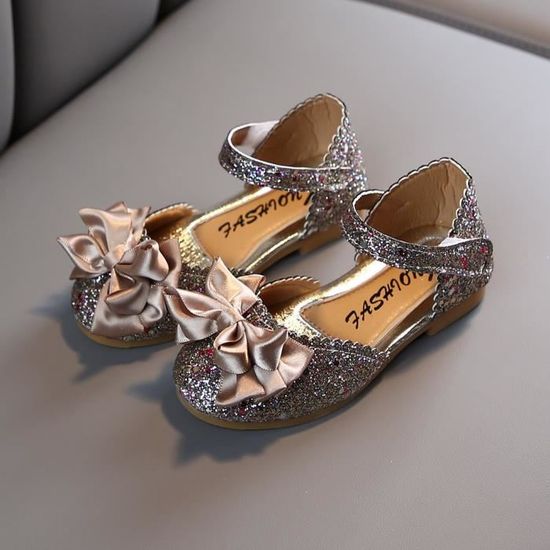 Chaussures Bébé Fille Avec Bandeau Couronne - Taille 0-18 Mois - Cuir PU Et Tulle - Anti-dérapant - Cadeau Naissance - 4