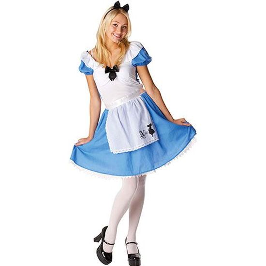 Deguisement Alice Au Pays Des Merveilles Femme Achat Vente Deguisement Panoplie Cdiscount