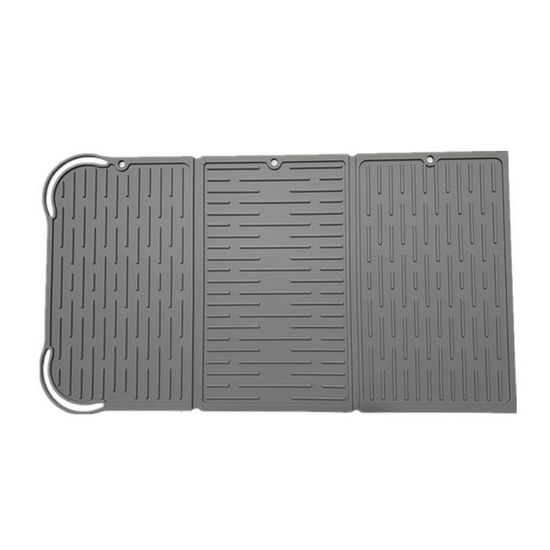 Plateau De Séchage Silicone Antidérapant Iplusmile 30x40cm - Tapis Cuisine Et Salle De Bain Multifonction