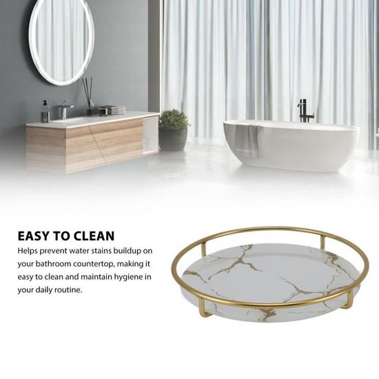 Lot De 2 Plateaux Salle De Bain Noirs En Silicone – Avec Porte-Savon, Plateau Ovale Antidérapant Pour Lavabo, Baignoire, Cuisine