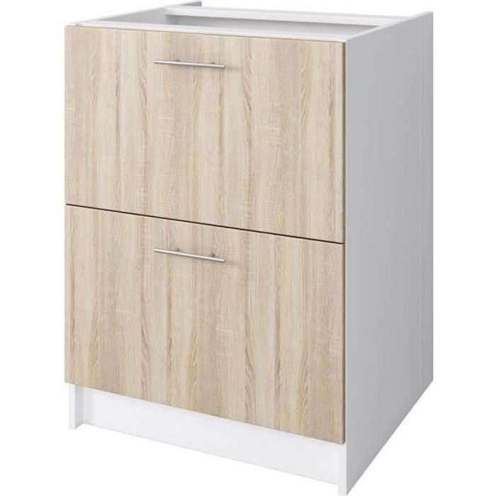 Meuble Bas Cuisine 60cm De Largeur Achat Vente Pas Cher